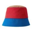 baksida av röd/blå Reima Sunhat Siimaa solhatt (barn)