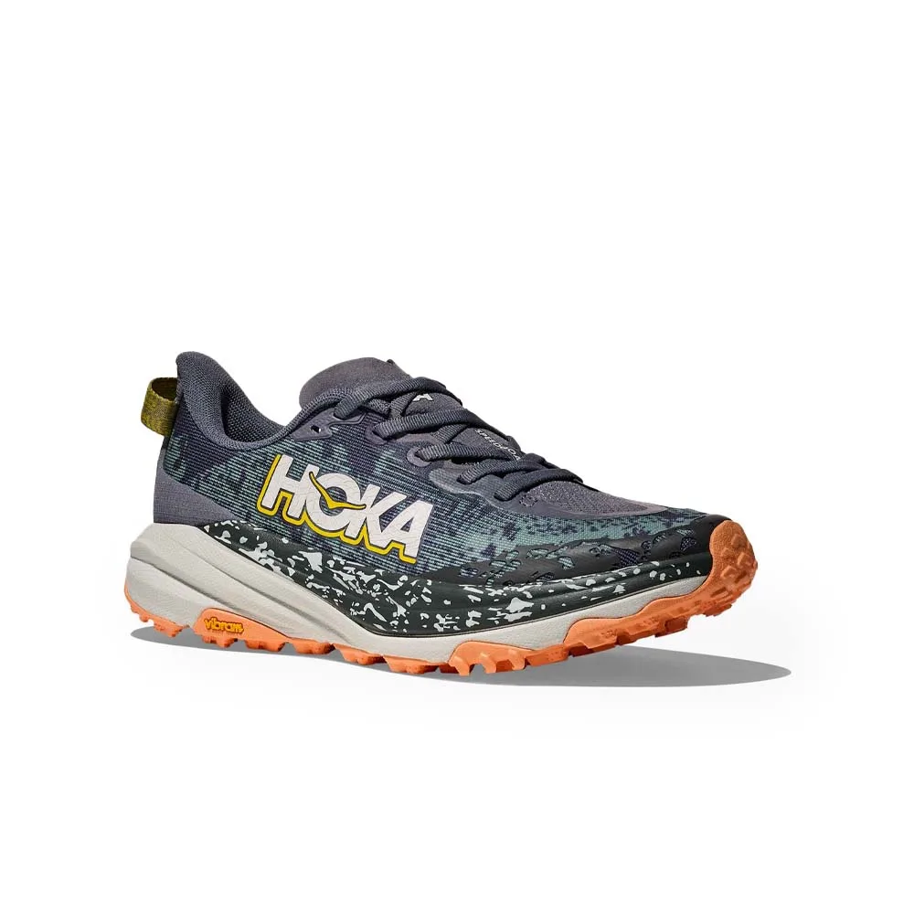 HOKA Speedgoat 6 Wide traillöparskor (dam) snett utfifrån