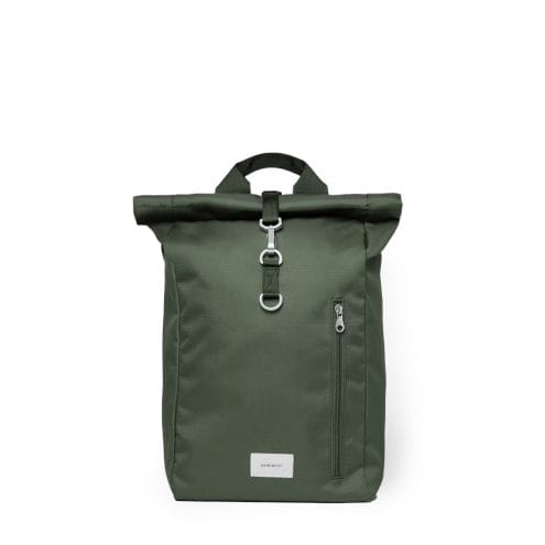 Sandqvist Ground Rolltop Backpack ryggsäck (unisex) i färgen Dawn Green with Dawn Green webbing