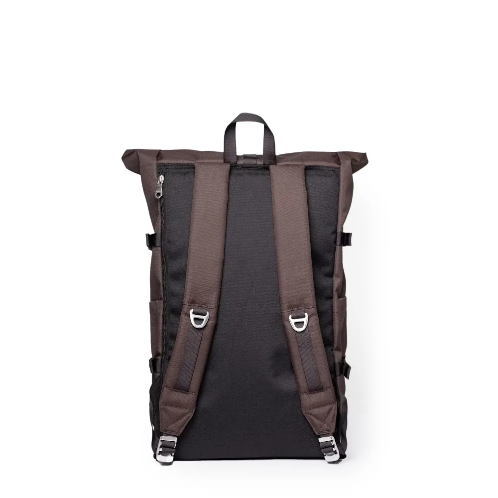 ryggpanel på en Sandqvist Icon Rolltop Backpack ryggsäck (unisex)