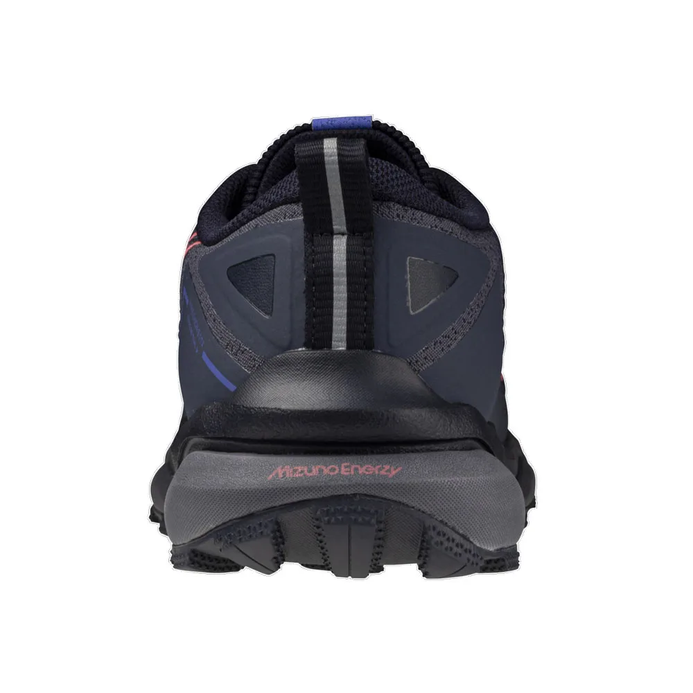 baksida häl av Mizuno Wave Daichi 9 GTX traillöparskor (dam)
