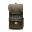 Herschel Little America 30 L vardagsryggsäck (unisex) i färgen ivy green
