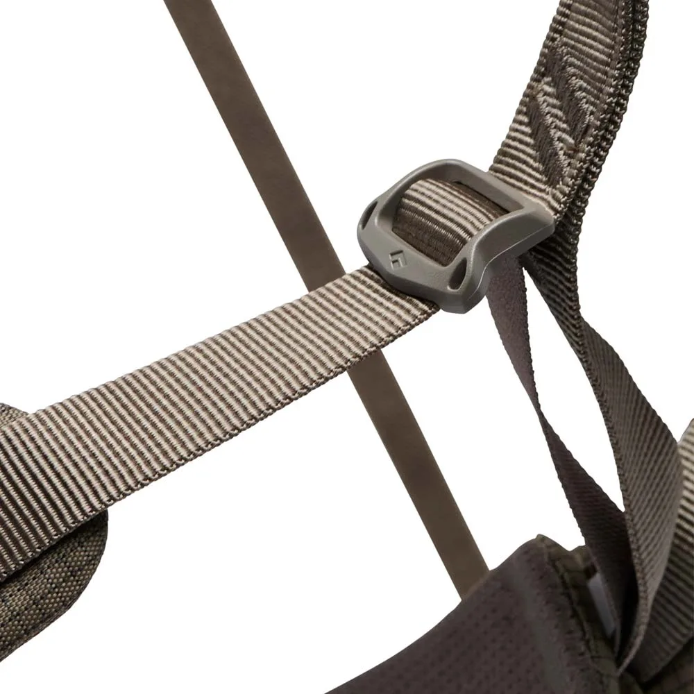 detaljer på Black Diamond Momentum Harness klättersele (herr)