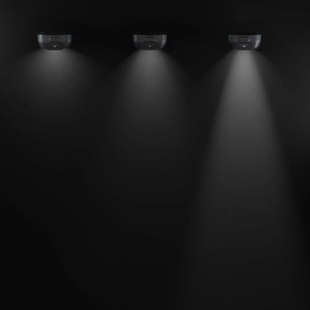 olika ljusstyrkor på Silva Seek 320 pannlampa