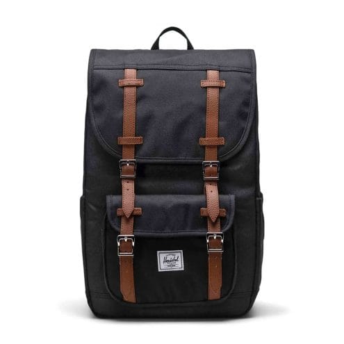 Herschel Little America Mid 21 L vardagsryggsäck (unisex) i en svart färg