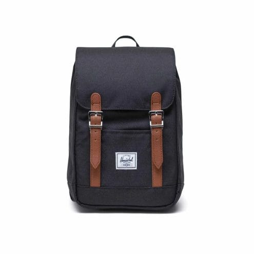 svart Herschel Retreat Mini ryggsäck 10 L (unisex)