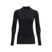 Under Armour UA Coldgear Authentics Mockneck träningströja (dam) i svart