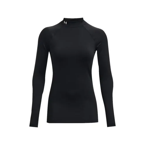 Under Armour UA Coldgear Authentics Mockneck träningströja (dam) i svart