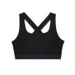 svart Under Armour Cross Back Mid Bra sport-bh (dam)