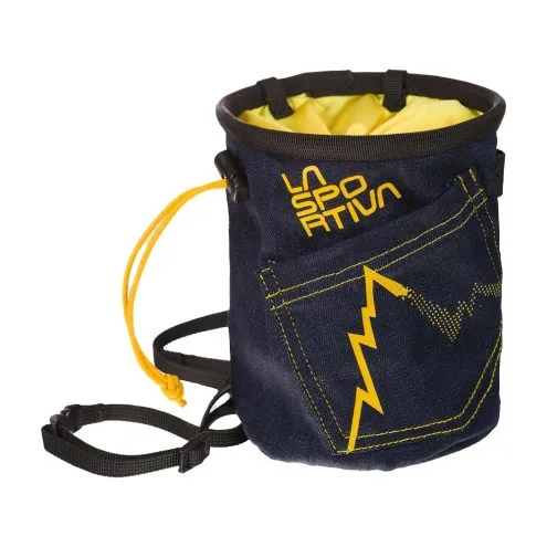 La Sportiva Jeans Chalk Bag kalkpåse i en jeansfärgad färg