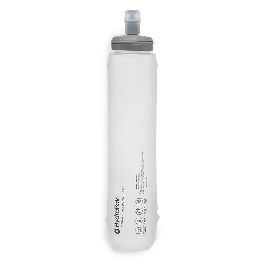 baksida av La Sportiva SoftFlask 500 mjuk vattenflaska