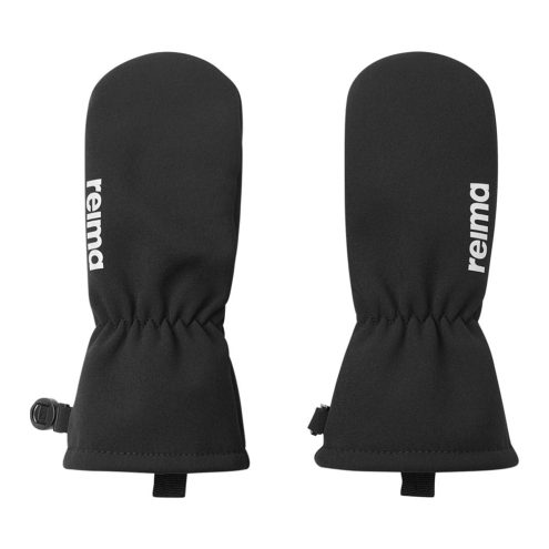 svarta Reima Osaten softshell vantar (barn) (2025)