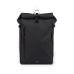 Sandqvist Stream Slim Rolltop L 26 L dagsryggsäck (unisex) i färgen svart