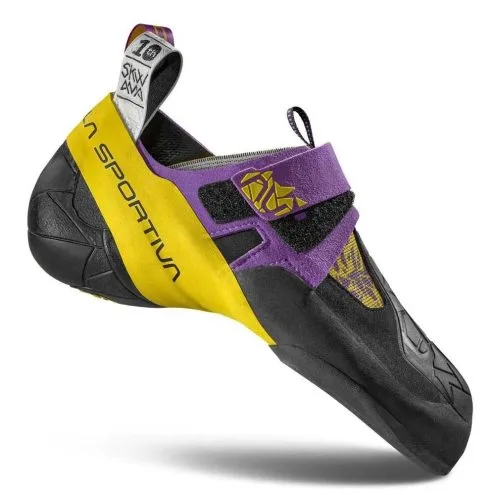 La Sportiva Skwama klättringsskor (herr) i färgen purple yellow