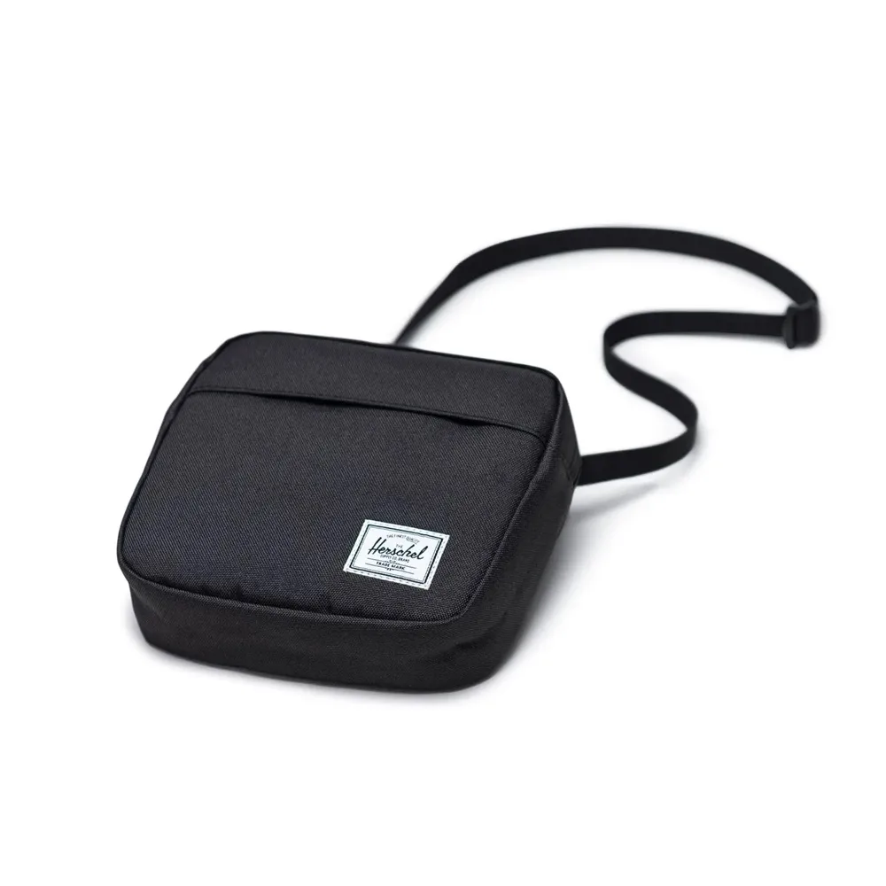en stilren svart Herschel Classic Crossbody 2 L axelväska (unisex)
