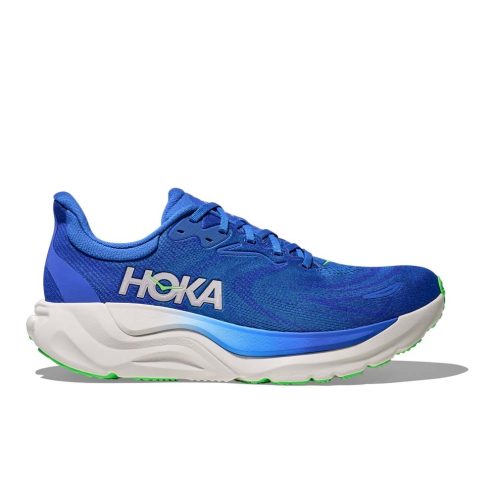 Hoka Arahi 8 löparskor (herr) i färgen cobalt blue/neon Green