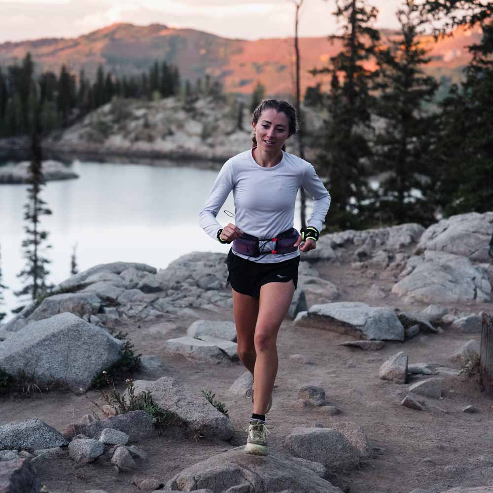 Duro Dyna Pro Belt löparbälte (unisex) på en tjej