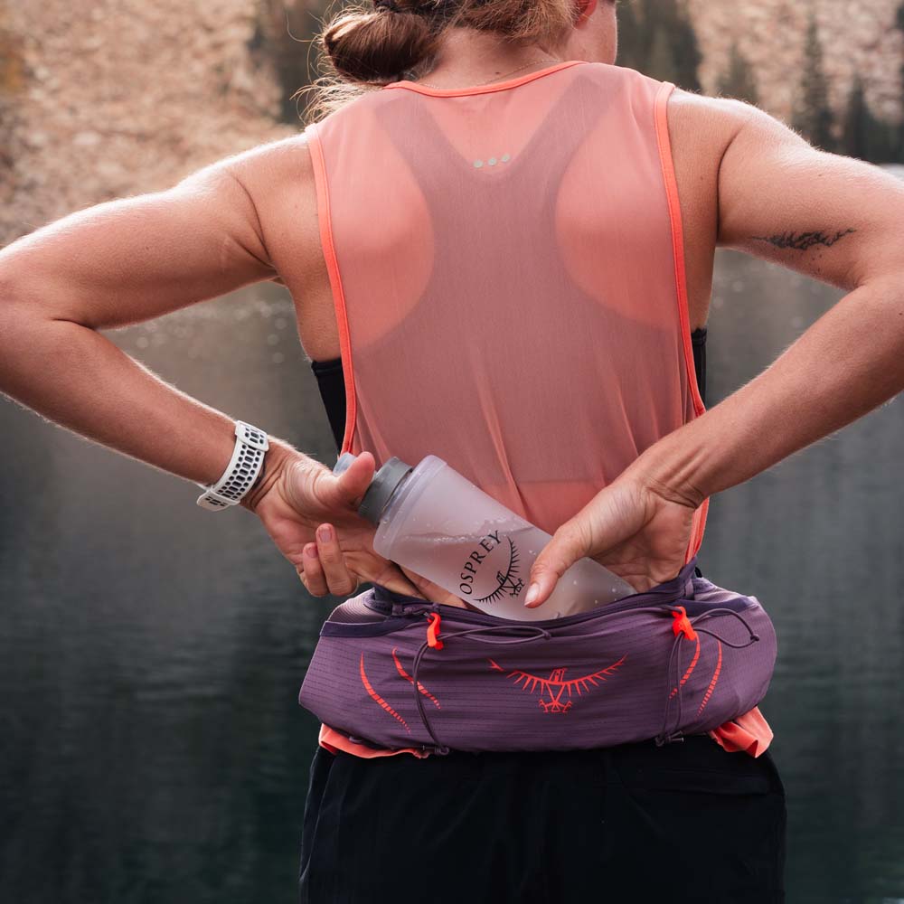 vattenflaska i en Duro Dyna Pro Belt löparbälte (unisex)