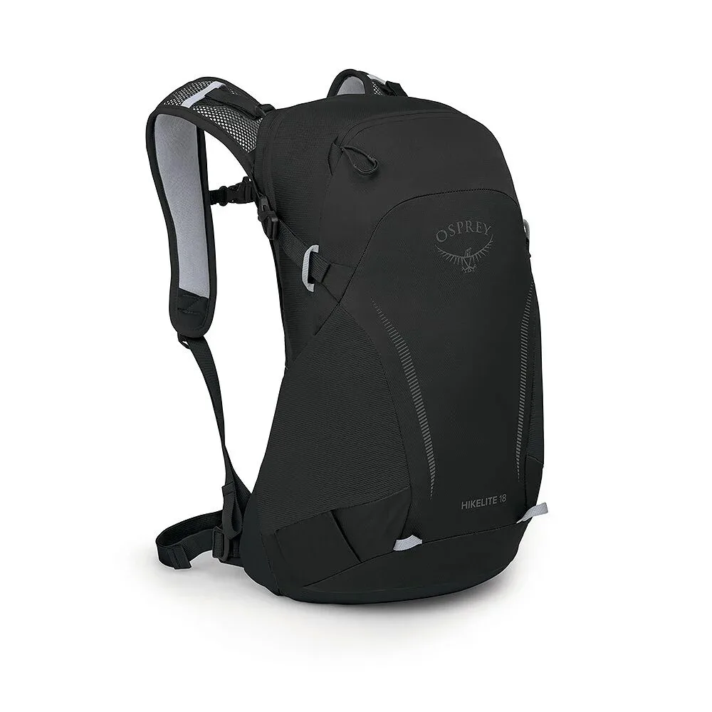 Osprey Hikelite 18L dagsryggsäck (unisex)(2026)i en svart färg