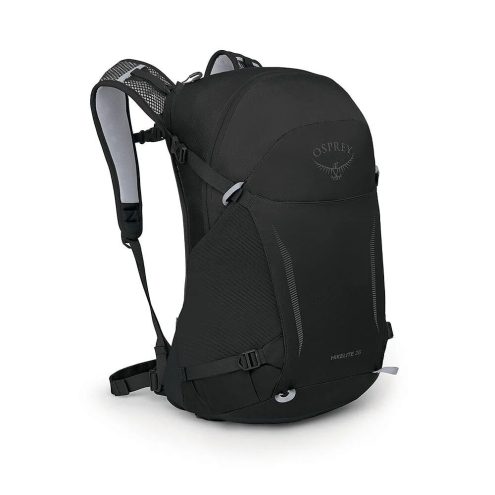 en svart Osprey Hikelite 26L dagsryggsäck (unisex)(2026)