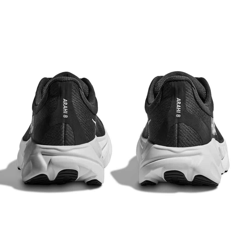 baksdia häl av Hoka Arahi 8 löparskor (dam)