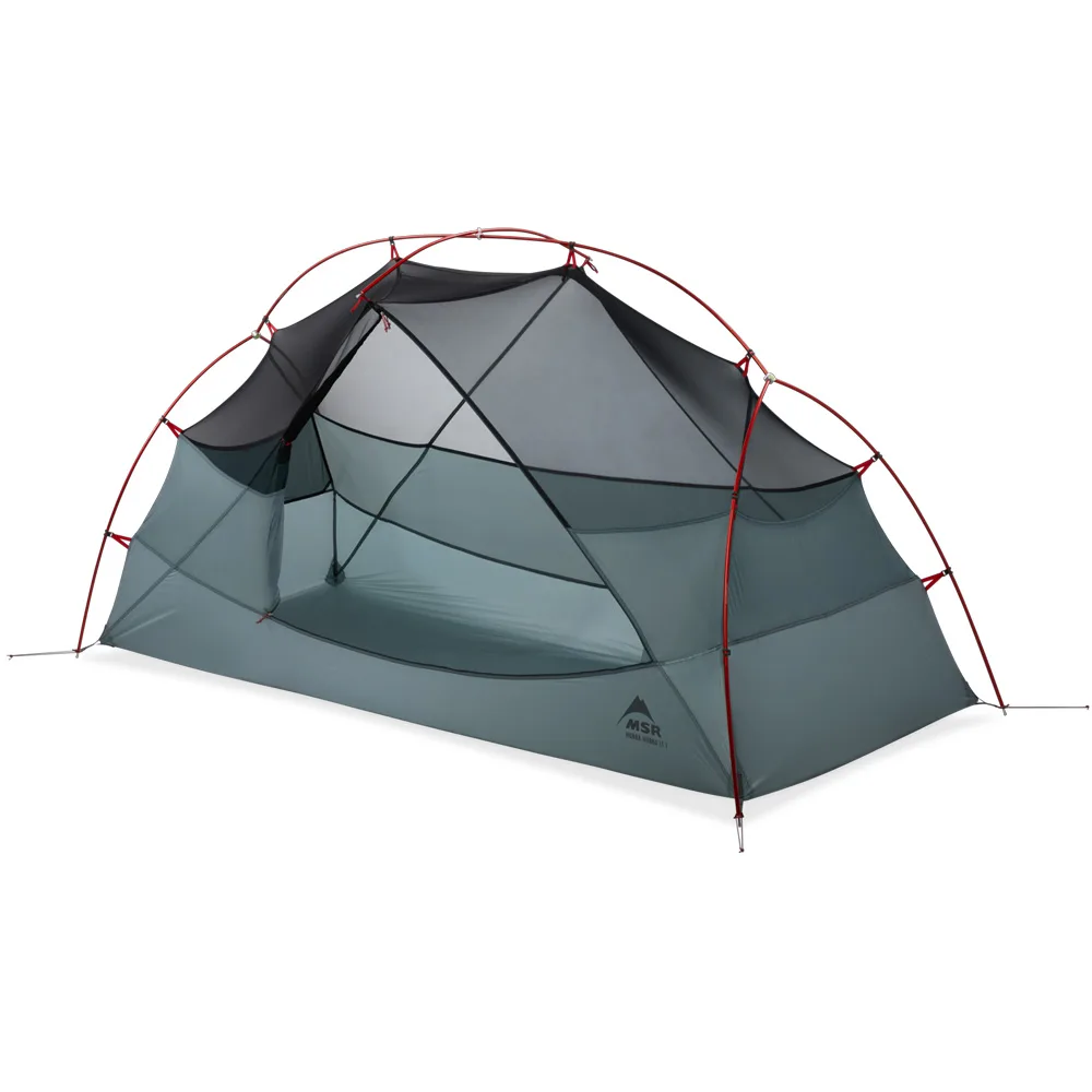 MSR Hubba Hubba LT 1P lågviktigt kupoltält för 1 person med öppen dörr