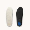 undersida och ovansida av Blundstone Sheepskin Footbed sulor i ull (unisex)