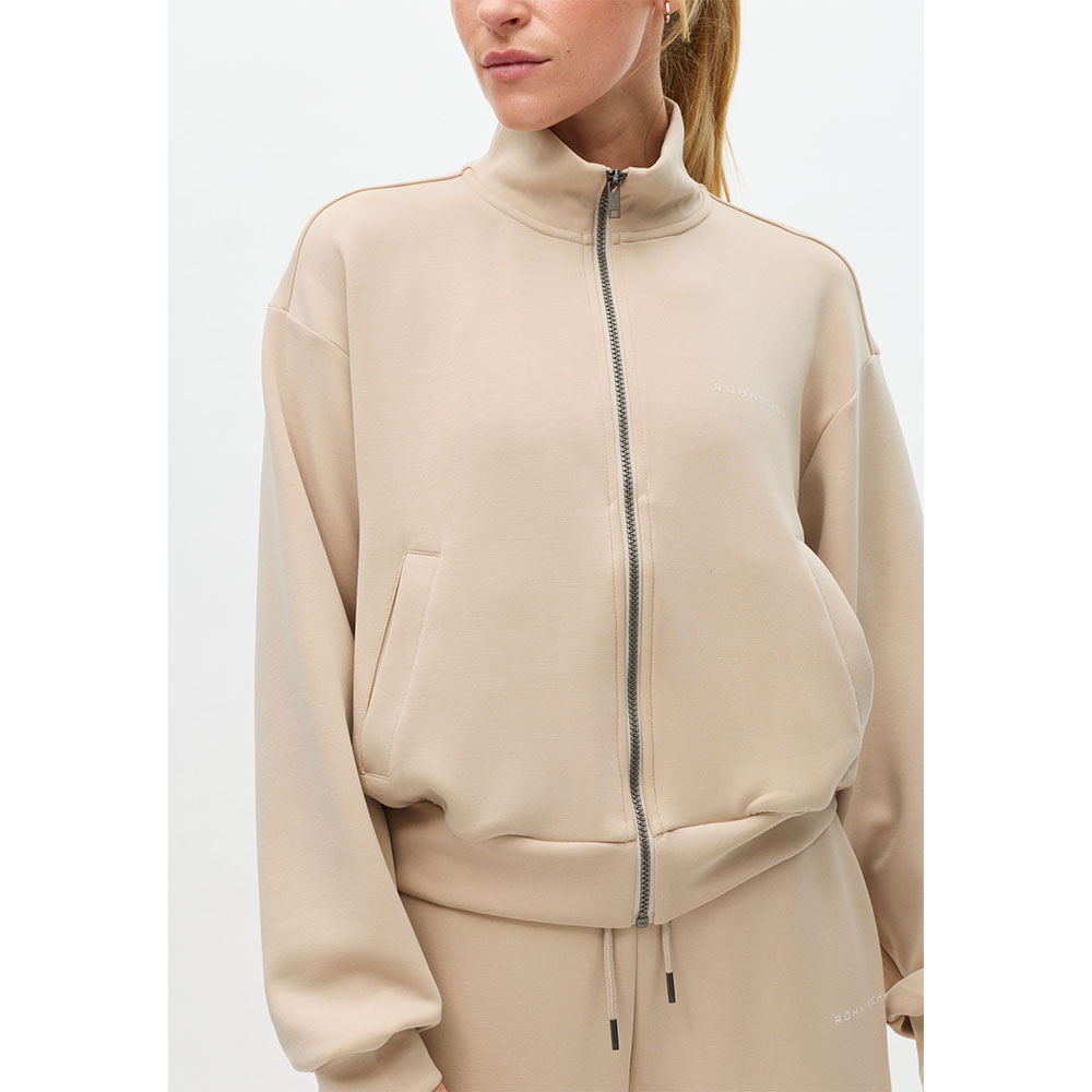 Röhnisch Scuba Soft Fullzip tröja (dam) i silver cloud
