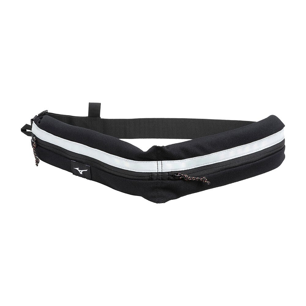 Mizuno 2way Waist midjeväska (unisex) med reflexer
