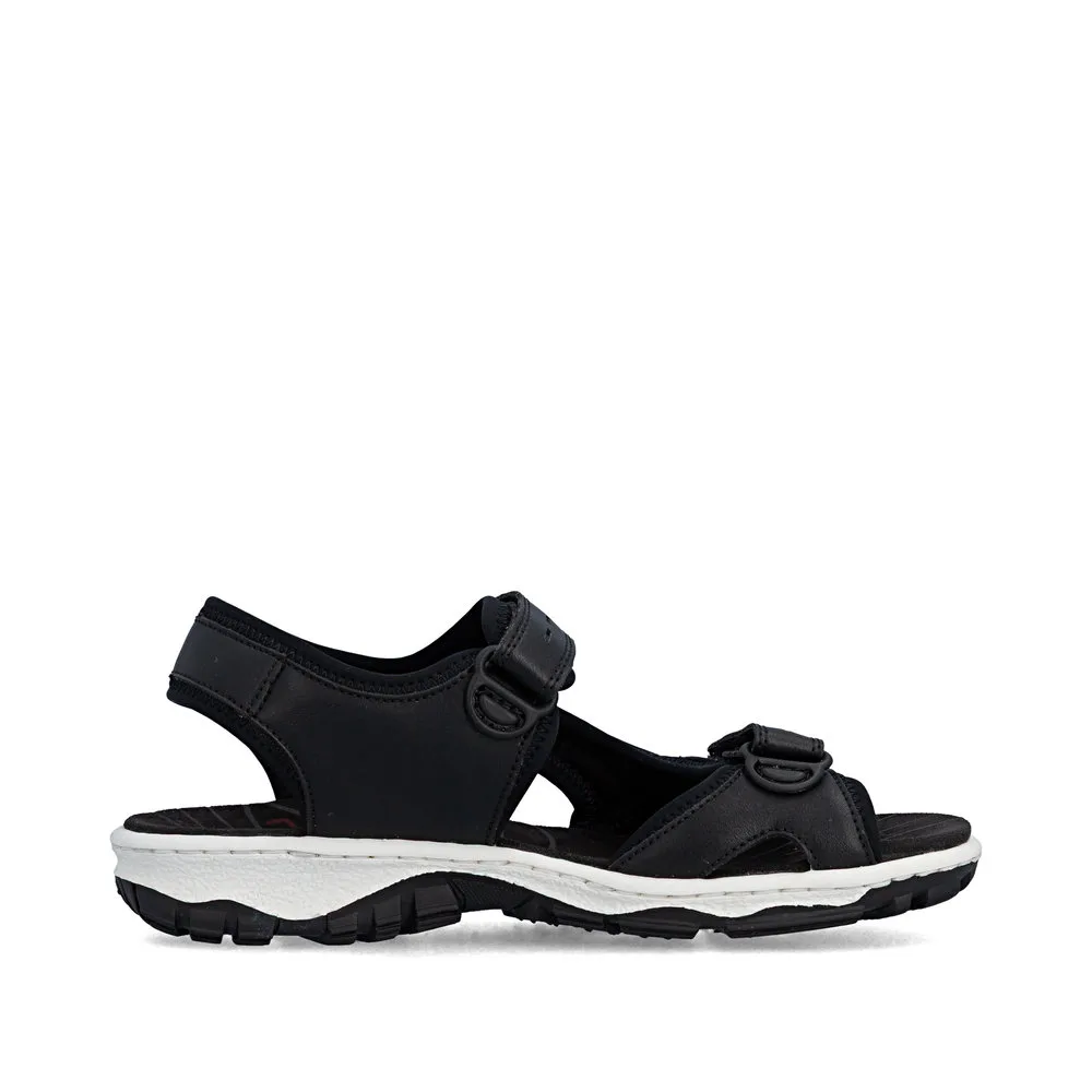 Rieker sandal 68866-00 black