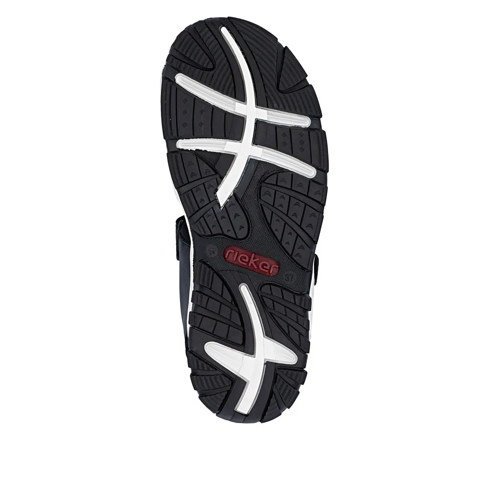 Rieker sandal 68866-00 black