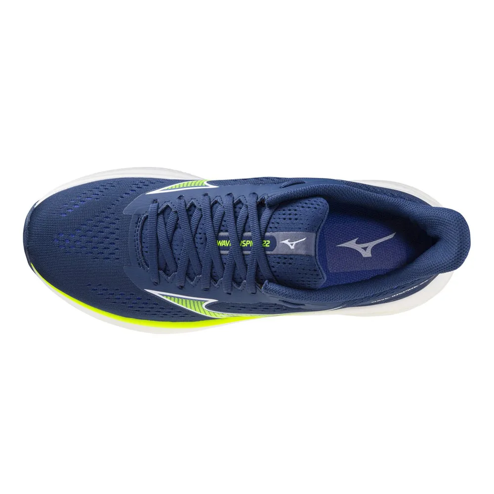 Mizuno Wave Inspire 22 löparskor (dam) ovanifrån