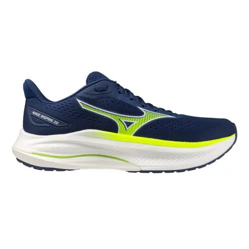 Mizuno Wave Inspire 22 löparskor (dam) i färgen estate blue lightning