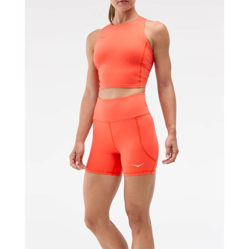 HOKA Elaro 5" Bike Short (dam) i bell pepper
