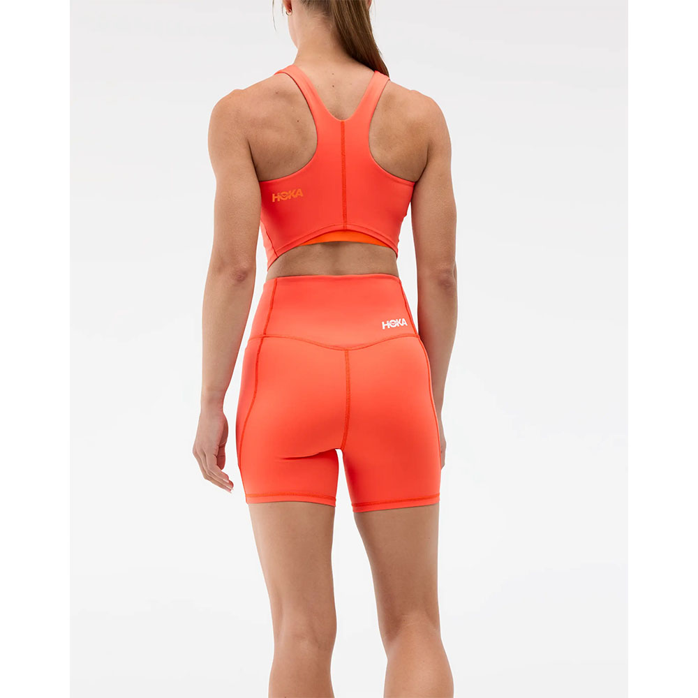 HOKA Elaro 5" Bike Short (dam) i bell pepper