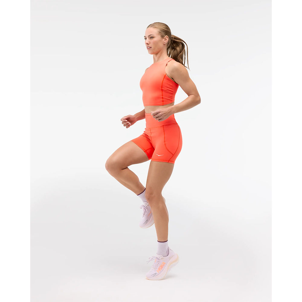 HOKA Elaro 5" Bike Short (dam) i bell pepper
