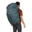 Osprey farpoint trek 55 blue on model