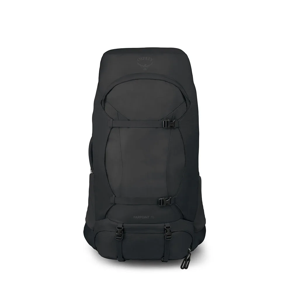 Osprey farpoint trek 70 black front view