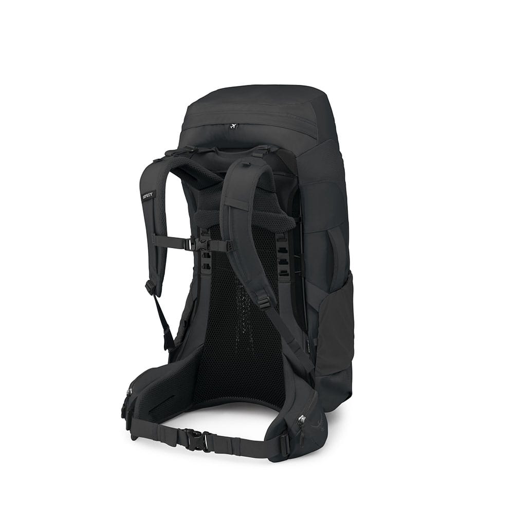 Osprey farpoint trek 70 black back view