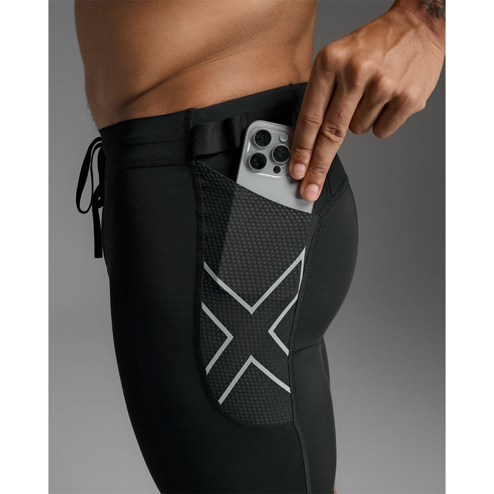 2XU Aero Mesh Compression Shorts (herr) svart