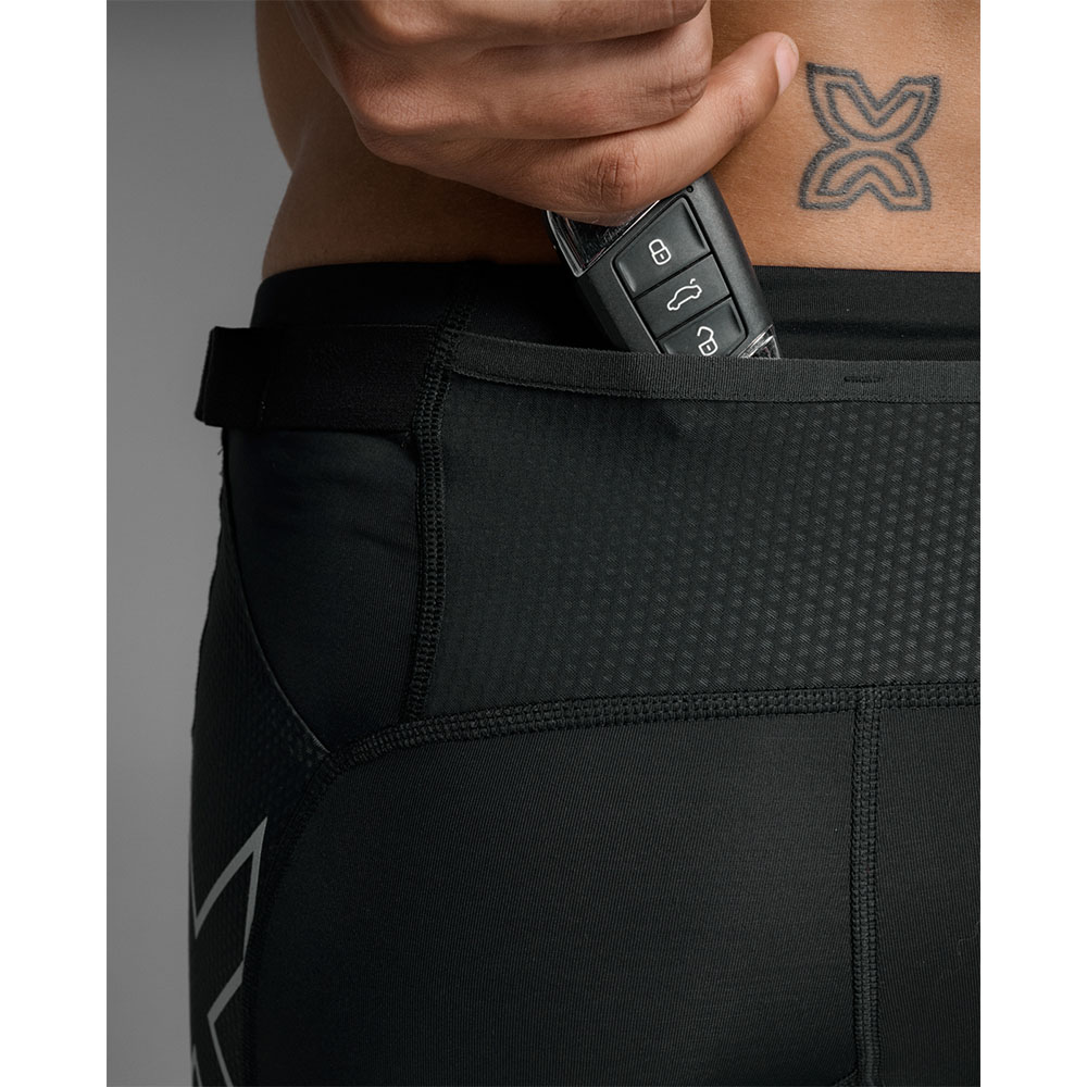2XU Aero Mesh Compression Shorts (herr) svart