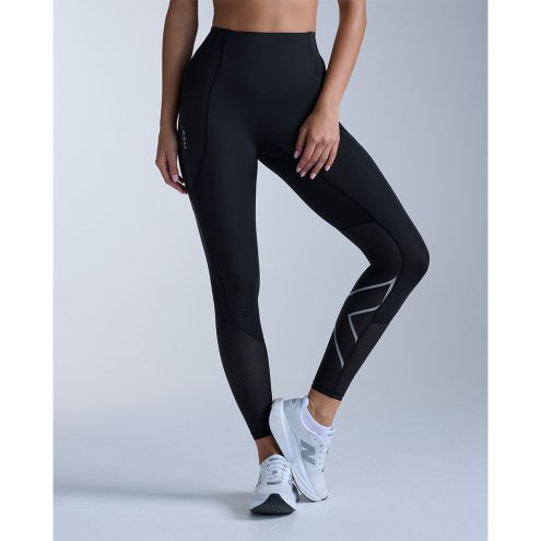 2XU Aero Mesh Hi-Rise Compression Tights (dam) i svart