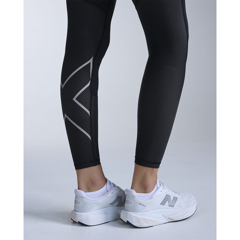 2XU Aero Mesh Hi-Rise Compression Tights (dam) i svart