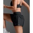 2XU Aero Hi-Rise 2-in-1 3 inch Shorts (dam) svart