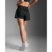 2XU Aero Hi-Rise 2-in-1 3 inch Shorts (dam) svart
