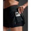 2XU Aero Hi-Rise 2-in-1 3 inch Shorts (dam) svart