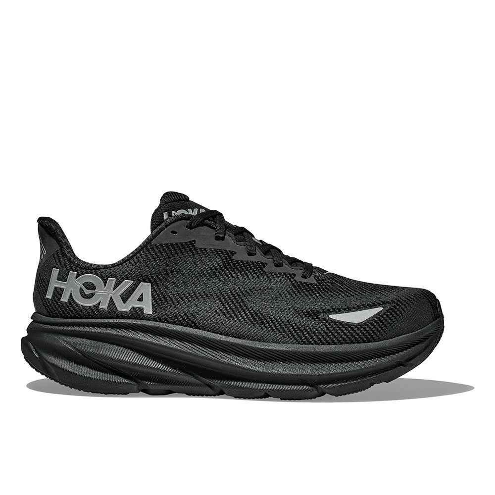 HOKA Clifton 9 GTX löparskor (dam) - Black/Black, 42
