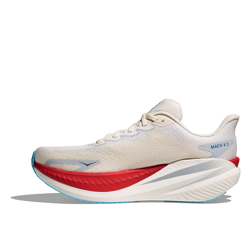 Hoka Mach X 3 löparskor (herr) i white/alabaster