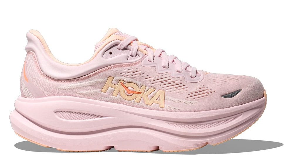 Hoka Bondi 9 löparskor (dam) I FÄRGEN Lilac Cream/Tangerine Glow