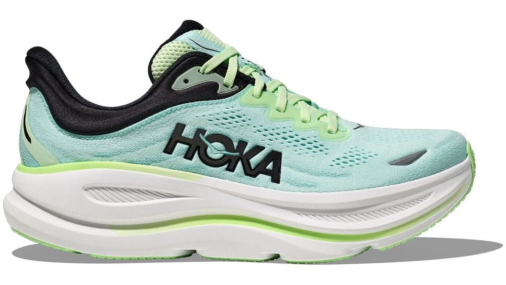 Hoka Bondi 9 löparskor (herr) i färgen Luna Moth_Blue Spark